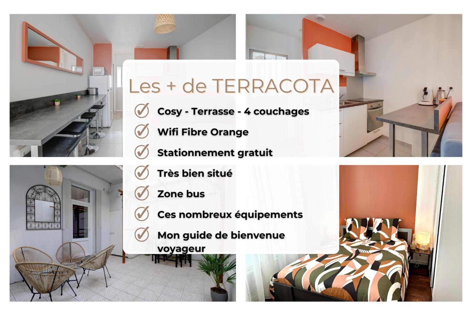 “Le Terracotta” Terrasse -Centre Ville- Cosy Bourg-en-Bresse Buitenkant foto